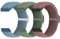 18mm Geflochtenes Nylon Sport Armband Kompatibel mit Garmin Venu 3S/Venu 2S/Vivoactive 4S/Vivomove 3S/Active S/Forerunner 265(42mm)/Huawei Watch GT 5 Pro 42mm/GT 5 41mm/4 41mm Damen Herren