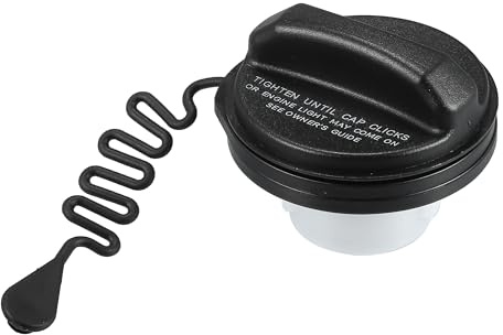 A ABSOPRO Tapa De Llenado De Combustible Para Volvo S40 2.5L 2004-2012 1Pc | Color: Negro, Blanco, Material: Abs, Dimensiones: 17X7.5X6.1Cm, Para Volvo C30 2.4L 07-11, Para Volvo C70 2.4L 06-07
