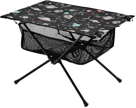 FRODOTGV Tablett Tisch Galaxy Weltraum Ausziehbar Outdoor Heckklappe Essentials für Outdoor Küche Picknick