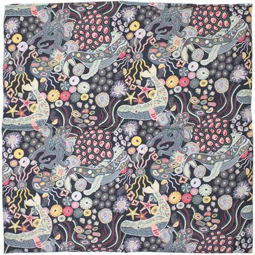 Bio-Bio Dinkelkissen 40x40cm 4-Kammer XXL Bio Füllung & Bio Stoff Unter Wasser - Wärmekissen Körnerkissen