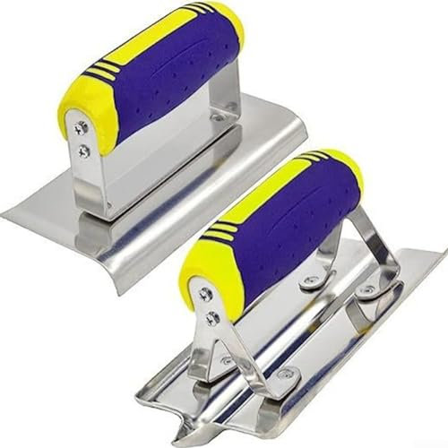 ZYWUOY Perfekt für Verputzen und Zement-Finishing, Edelstahl-Beton-Handkanten-Fugen-Set (a), 5T28Q0H7208D224CD86UN8QNU4U