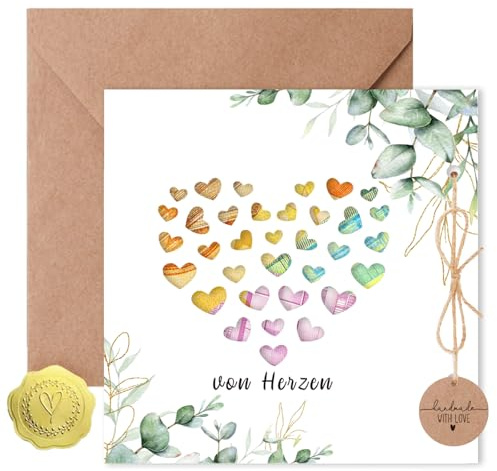 Sugeru Herz-karte, Geldgeschenk Hochzeit mit Umschlägen | Hochzeitsgeschenke für Brautpaar | Karte Hochzeits, Hochzeitsgeschenk Geld, Glück verschenken für Hochzeits Brautpaar