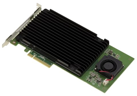 KALEA-INFORMATIQUE Tarjeta controladora PCIe 3.0 x8 para 4 Unidades SSD M.2 M2 NVMe M Key HARWARE Raid 0 1, con chipset Marvell 88NR2241B0