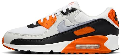 Nike Damen AIR MAX 90 Sneaker, White Wolf Grey Photon Dust Black, 38 EU