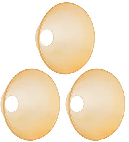 UKCOCO 3stücke Glas Lampenschirm Retro Dekorativ Für Tischlampe Kronleuchter Wandlampe Kandelaber Kerzenlampe Stehlampe Ersatz Für Alte Kaputte Schirme