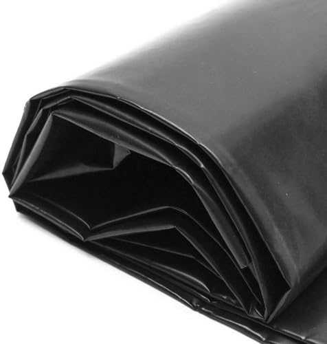 HDPE Pond Liner Prefabricated Natural Look Membrane for Waterfalls & Gardens Various Sizes 1x6m to 10x12m Durable Black Waterproofing Solution
