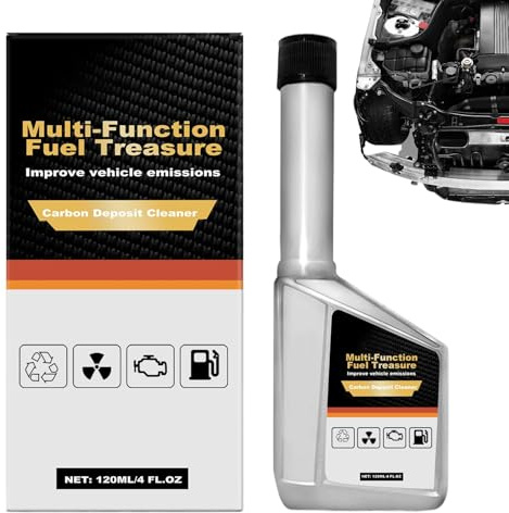 Generisch Detergente per motore, 120 ml, pratico detergente per i gas di scarico per auto, per la pulizia dei tubi, per i problemi di avviamento a freddo, per la cura del veicolo, resistente al freddo