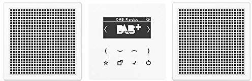 JUNG DABLS2WW Smart Radio DAB+ Set Stereo Alpinweiß Serie LS