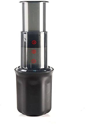NC Cafetière à pression française avec filtre - Machine à expresso portable à pression manuelle - Convient pour les voyages, le camping et la randonnée
