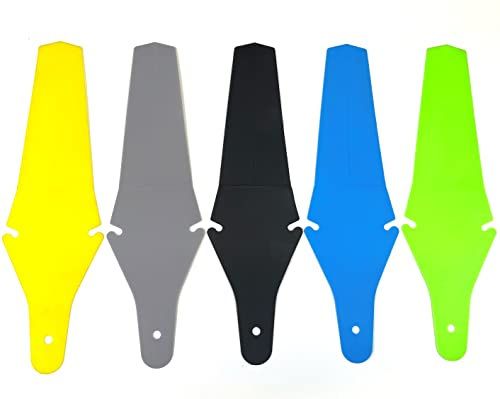 Hallenwerk 1x Hinterer Kotflügel Schutzblech mit Quick Fit-System schnell an Fahrrad Sattel zu befestigen
