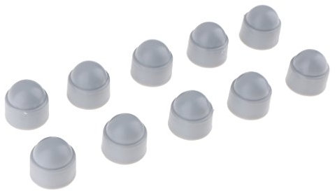 Sharplace 10 M6 M8 M10 Mutter Schutzkappen Abdeckung Sechskantschraube, Weiß m6-10x13mm