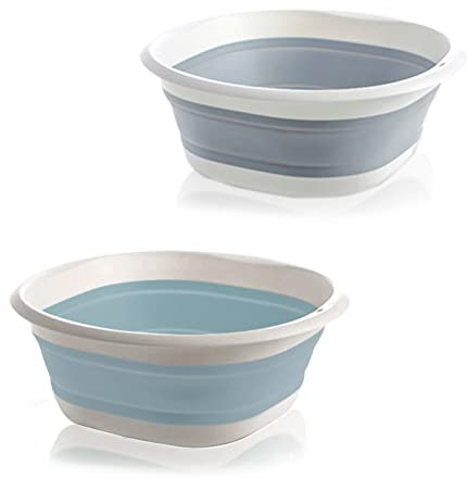 UESDU Zusammenklappbare Runde Waschwanne