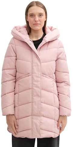 TOM TAILOR Damen 1042914 Puffer Parka mit Kapuze