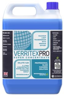 VerritexPro Concentrated Glass Greenhouse Cleaner, Conservatory Cleaning, Greenhouse Cleaning As Used By The Professionals for Window Cleaning, Conservatory Roof Cleaner, 2.5Ltr (2.5ltrs)