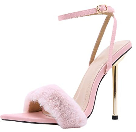 Scarpe Decolte Donna Tacco Alto Sandali con Tacco Largo e Plateau Fucsia Elegante Stringate Donna Ballerine Donna con Tacco Ciabatte Zeppa Ciabatte Zeppa in Pelle Ballerine con
