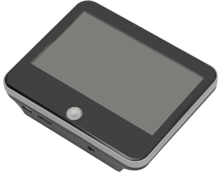 JAYEUW Visuell dörrklocka video-dörrklocka trådlös video dörrtelefon dörrspionkamera med 140° vidvinkelkamera PIR-mörkerseende inbyggt 4000 mAh batteri 1,3 megapixel DP2C