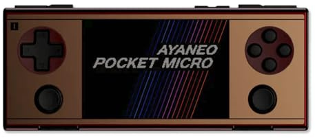 AYA NEO Pocket Micro : Console de Jeu rétro Android Haut de Gamme avec écran IPS 3,5, 8GB RAM, 256GB de Stockage, Wi-FI 5, Bluetooth 5.2, Helio G99, joysticks Hall, Batterie 2600 mAh