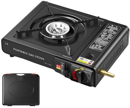 Befeixue Fornello portatile da campeggio | Fornello da cucina per esterni | Fornello ad alta efficienza, accessori da campeggio leggeri, attrezzature per cucina in spiaggia, alle catastrofi