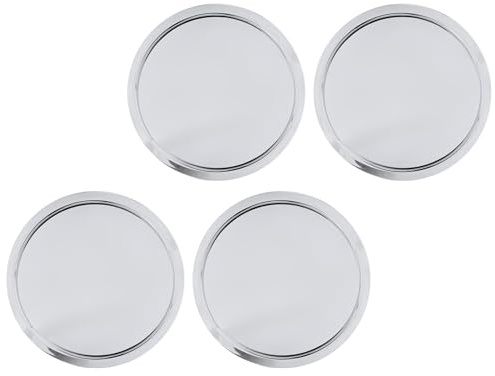 Masyrt Diametro Esterno 75 Mm, Graffio e Tappo Centrale di Sostituzione della Ruota a Prova di Pioggia, Sigillatura Eccellente per Veicoli, Realizzato in ABS (Elettroplato)