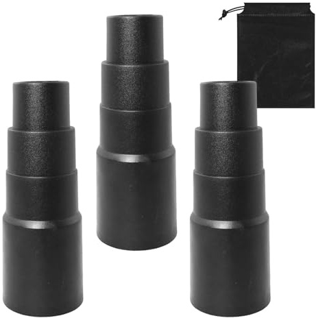 3 Pcs Universal Vacuum Adapter Kit, Power Tool Dust Extraction Hose Adaptor for Random Orbital Sander, Jigsaw & Circular Saw