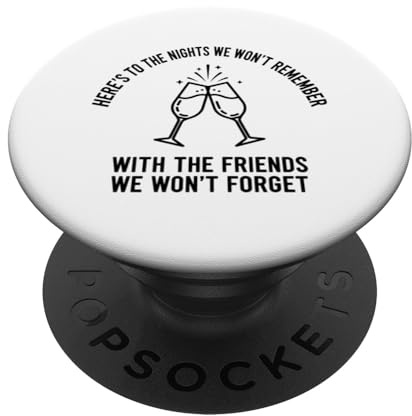 Ecco le notti in cui non ricorderemo il tintinnio dei flauti PopSockets PopGrip Adesivo