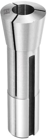 QUARKZMAN R8 5/8(15,8 mm) Mandrino Rotondo Filettatura 7/16-20UNF Mandrino A Molla Di Precisione R8 Portautensili Per Fresatrice Precisione 0,015 mm Per Macchina CNC Fresatrice Argento