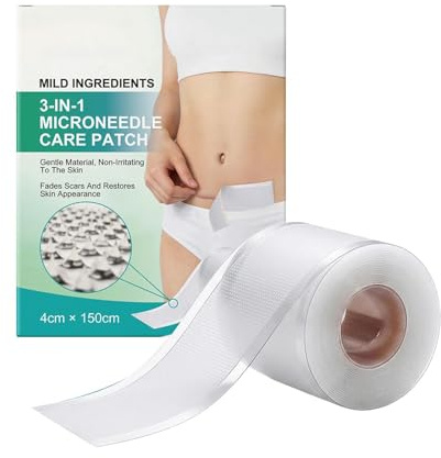 Scar Silicone Tape, Waterproof Scar Patch, Burn Healing Strip, Medical Grade Skin Support Design, Flexible Breathable Long Wear Build, 1.57×59.06 inches 1pc, for Women Men