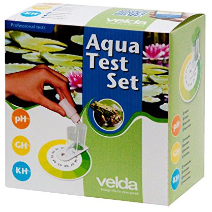 velda Kit testeur d'eau pH GH KH - Analyse de l'eau - Testeur d'eau Aquatest - Test d'eau pour étang