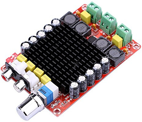 DollaTek TDA7498 2X100W Modulo Amplificatore di Potenza Stereo Digitale a Doppio Canale DC 24V Classe D Scheda Amplificatore Audio