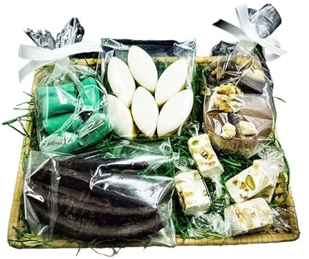 Panier Plaisir d'Offrir contenant 5 produits confiseries d'excellence