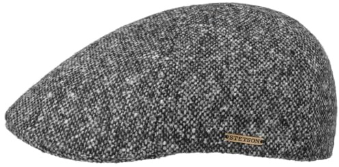 Stetson Texas Donegal Wool Flatcap Schirmmütze Tweed Mehrfarbig Herren Herbst Winter