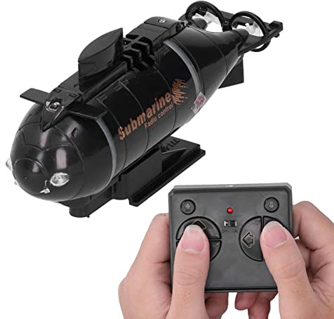 Mini Sottomarino Elettrico, 6 Canali RC Impermeabile, Giocattolo per Bambini, 2.4G Wireless, Mini Barca da Immersione Elettrica per divertimento familiare e regali per occasioni speciali e feste