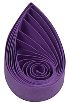 ODETOJOY 120 st pappersremsor 3 mm quilling-papper 3 mm hantverk enfärgad pappersremsor (lila)