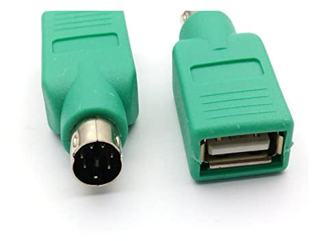 PSKOO 20 piezas/50 Piezas USB 2,0 Hembra Adaptador de Conector a Cable Lead-PS2 Conector Mini DIN de 6 Pines (Size : 20pcs)