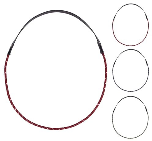 NETPROSHOP Halsseil zum Reiten ohne Zaumzeug oder als Schmuck Zügel Gr. Shetty bis Full, Groesse:Shetty, Farbe:Bordeaux
