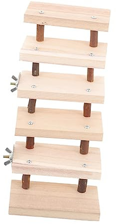 Mipcase Holzleiter Für Hamsterkäfig Hölzerne Hamsterleiter Als Spielzeug Rattenleitern Aus Holz Hamsterkäfigleitern Für Kleintiere Holzleiter Für Tierisches Klettern