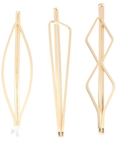 POPETPOP 9stücke Teiliges Geometrische Haarnadeln Aus Gold Minimalistische Haarklammern Für Hochzeiten Partys Und Besondere Anlässe Elegante Einfache Haaraccessoires Für Bräute Und