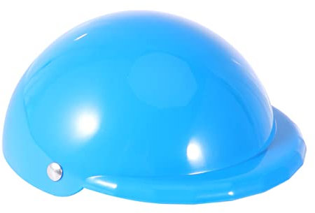 Angoily Haustierhelm Für Hunde Sicherheitshut Für Welpen Sonnenschutz Und Regenschutz Haustierbedarf Aus Hochwertigem Material Blau Weich Gepolstert