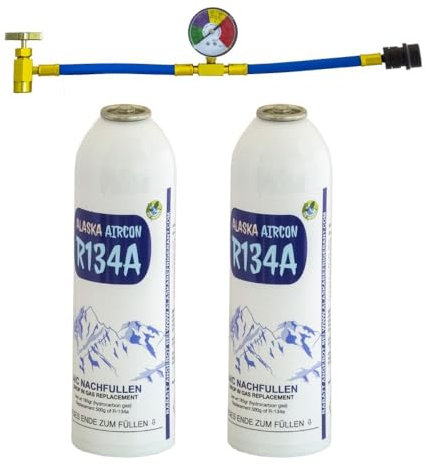Alaska@ R134a Climatiseur avec tuyau à remplir 1 kg