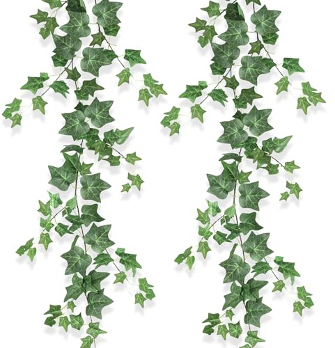 MFCGHXR Lierre Artificiel Faux Lierre Decoration guirlandes de Lierre Artificiel, Décoration d'intérieur et d'extérieur impressionnante avec nos guirlandes de Lierre artificielles