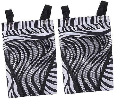 Happyyami 2stücke Elektromobil Hängetasche Für Fahrrad Multifunktionale Vordertasche Mit Mehreren Fächern Waschbar Und Wiederverwendbar Für Roller Und Elektrofahrräder Schwarz-weiß