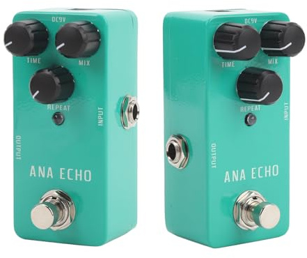 Analoges Delay-Pedal, Warmer Echo-Sound, True Bypass für Gitarristen, Aluminiumlegierung