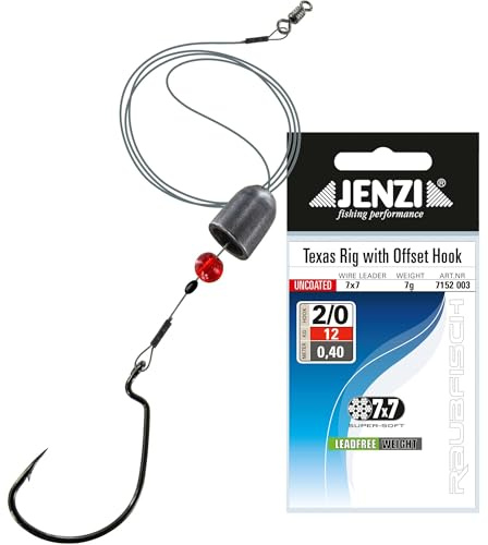 Jenzi 7x7 Texas-Rig,7g,Hak 2/0, 12kg