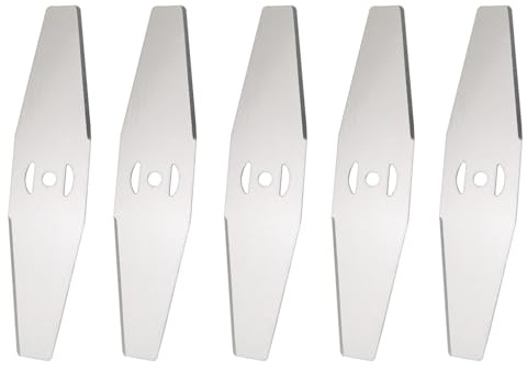 Pro Bamboo Kitchen Lot de 6 lames de tondeuse à gazon en métal - Accessoire universel pour tondeuse à gazon - Petit trou - Lame en acier - Batterie Li-ion électrique pour l'agriculture, l'élevage et
