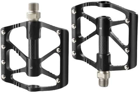Fahrradpedale, Rennradpedale – Fahrradpedal aus Aluminiumlegierung | ergonomischer Ersatz, rutschfestes Lager, Fahrradzubehör für Mountainbikes