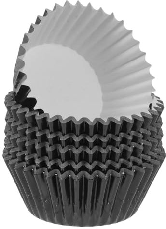 Zerodeko 100pezzi Pirottini Per Cupcake e Muffin Pirottini Di Carta in Alluminio Per Dolci Da Forno Rotondi Grandi Vuoti Per Cupcake e Muffin Forniture Per Cottura in Casa