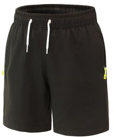 Hill & Sea Bañadores de niño Secado rápido, Short de baño elástico Infantil con Bolsillo con Cremallera, Exclusivo para Playa, Piscina y Deportes acuáticos