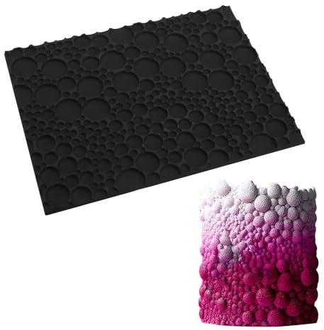 Silicone Lace Mold, Fun Embossing Fondant Mould Reusable Cake Mat for Cupcake Candy Chocolate Cookie DIY Decoration