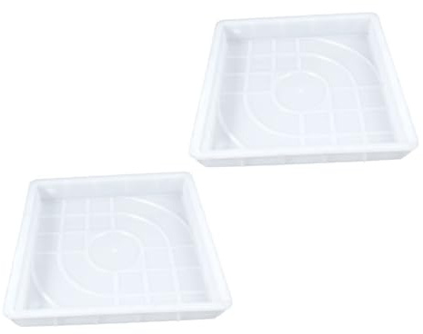 Yardenfun 2 Pièces Moule Plastique Réutilisable pour Moule DIY pour Briques de Jardin Béton et Ciment pour Allées Patios et Aménagement Extérieur