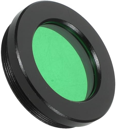 Housoutil Filtro Lunare in Lega di Alluminio e Vetro da 1,25 Pollici Accessorio Professionale per Telescopio per Osservazione Planetaria e Lunare All'aperto